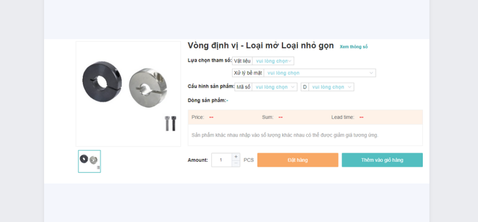 VÒNG ĐỊNH VỊ – LOẠI MỞ NHỎ GỌN