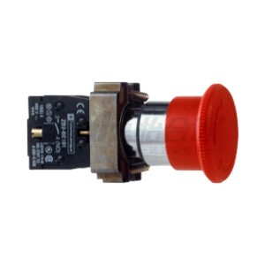 NÚT DỪNG KHẨN CẤP SCHNEIDER XB2B DÒNG KIM LOẠI LỖ LẮP Φ22