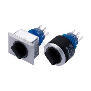 CÔNG TẮC CHỌN SIÊU MỎNG LOẠI TAY CẦM BẰNG NHỰA LOẠI LỖ GẮN Φ22