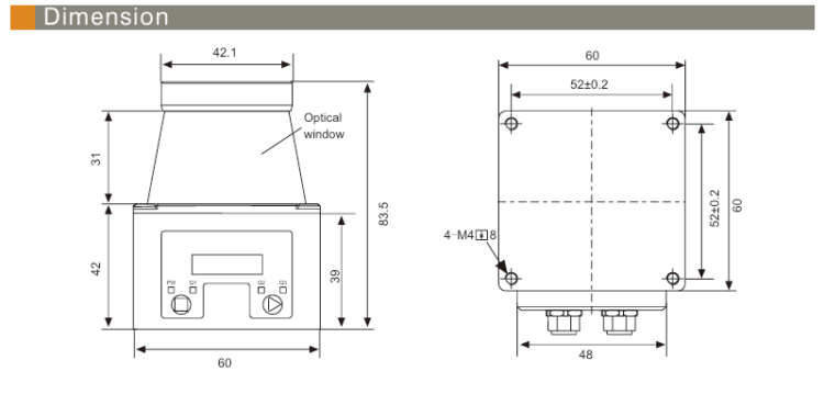 Thông số kỹ thuật cảm biến lidar sls a60